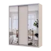 Шафа купе Doros Сіті Лайт Кашемір 1 ДСП / 2 дзеркала 180х60х225 (80736368)