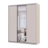 Шафа купе Doros Сіті Лайт Кашемір 2 ДСП/1 дзеркало 180х60х225 (80736371)