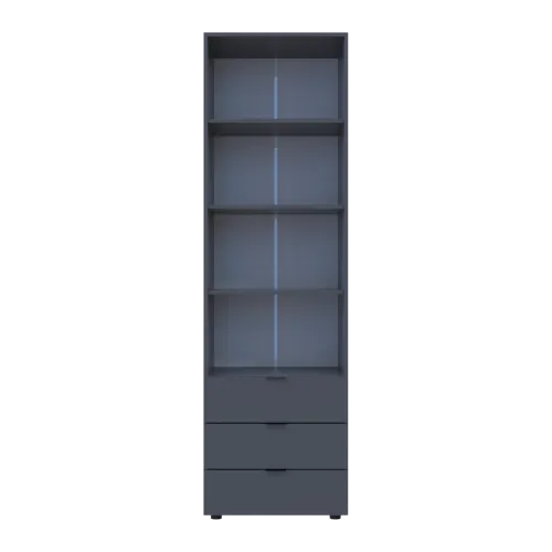 Пенал для одягу Doros Гелар Графіт 3Ш 60х49.5х203.4 (41516132)