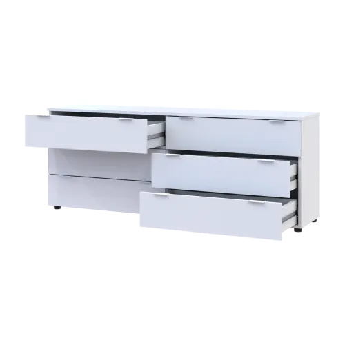 Комод Doros Рон 9 Белый 6 Ящичков 160х38х62 (41516175)
