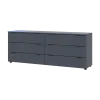 Комод Doros Рон 9 Графит 6 Ящичков 160х38х62 (41516176)