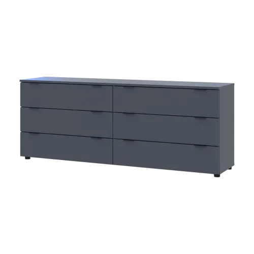 Комод Doros Рон 9 Графит 6 Ящичков 160х38х62 (41516176)