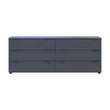 Комод Doros Рон 9 Графит 6 Ящичков 160х38х62 (41516176)