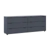 Комод Doros Рон 9 Графит 6 Ящичков 160х38х62 (41516176)