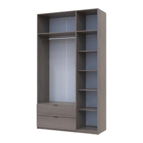 Шафа для одягу Doros Лукас Канноло/Канноло 3 ДСП 135х50х240 (44900369)