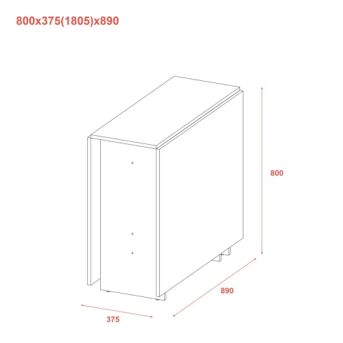 Столовий стіл Doros Торонто Сосна Натті 180х89х80 (41516124)