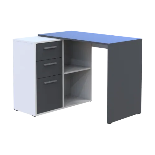 Офисный стол Doros T8 Белый/Графит 100х83х75 (41516125)