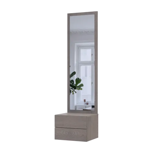 Тумба с зеркалом Doros Сола Канноло/Кашемир ДСП/зеркало 45х40х168.6 (44900371)