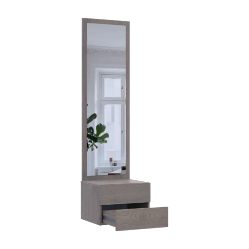 Тумба с зеркалом Doros Сола Канноло/Кашемир ДСП/зеркало 45х40х168.6 (44900371)