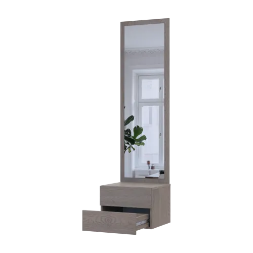 Тумба с зеркалом Doros Сола Канноло/Кашемир ДСП/зеркало 45х40х168.6 (44900371)
