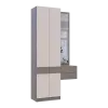Передпокій Doros Сола 1+2 Канноло/Кашемір ДСП/дзеркало 105х40х215 (42005232)