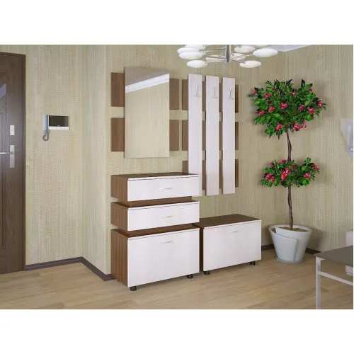 Передпокій Hi-tech - 1 1452мм x 367мм x 1900мм