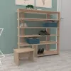 Тумба для обуви ТДВ-38 1000мм x 334мм x 1060мм