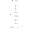 Шафа розпашна HOLD №2d 40x38x220 см