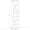 Шафа розпашна HOLD №3d 50x38x220 см