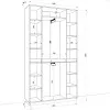 Шкаф распашной HOLD №15d 1200мм x 380мм x 2200мм