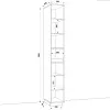 Шафа розпашна HOLD №19d 30x55x220 см