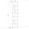 Шафа розпашна HOLD №21d 50x55x220 см