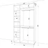 Шафа розпашна HOLD №38d 120x55x220 см