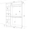 Шафа розпашна HOLD №39d 150x55x220 см