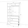 Шафа розпашна HOLD №41d 120x55x220 см