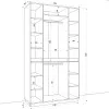 Шафа розпашна HOLD №43d 120x55x220 см