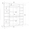 Шафа розпашна HOLD №45d 200x55x220 см