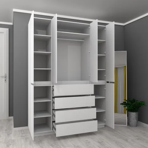 Шафа розпашна HOLD №47 німфея Альба 160x55x220 см