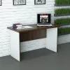 Офісний стіл СД-П1-1 600x1200x750 Білий/Дуб Венге V2853