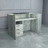 Стойка ресепшн 2 Дуб Крафт білий 1200x800x1000