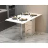 Кухонний стіл Розмарин Білий 700x700x750 Білий