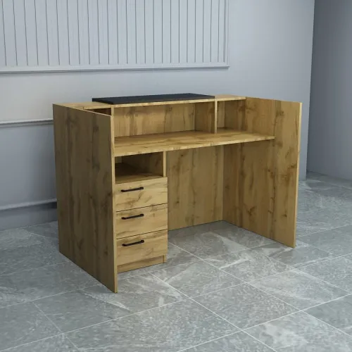 Стойка ресепшн 2 Дуб Аппалачи 1200x800x1000