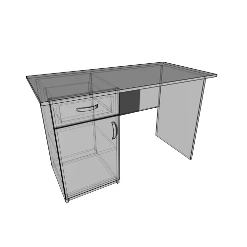 Офісний стіл С-4 1200x600x750 Дуб Сонома