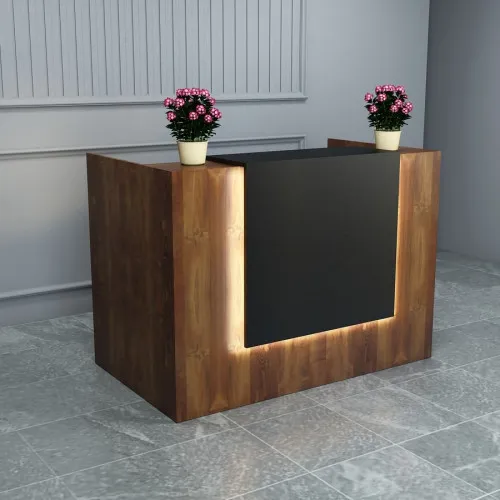 Стойка ресепшн 2 Файервуд 1200x800x1000