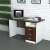 Офісний стіл СД-П3-1 1200x600x750 Білий/Дуб Венге