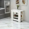Кухонний стіл-книжка Зручний Білий 400x800x750
