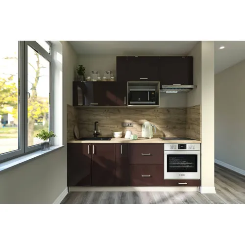 Кухня Мінімал глянцева модульна