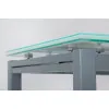 Стол Венди XS-1025, 80/130*65 белый/серые ноги