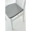 Стул Моника жесткий белый/серый