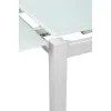 Стол Венди XS-1025, 80/130*65 белый/белые ноги