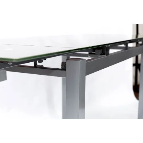 Стол Венди XS-1025, 80/130*65 кофейный (стекло)