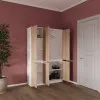 Распашной шкаф Смузи 17 1200 белый/сонома
