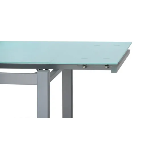 Стол Венди XS-1025, 80/130*65 белый/серые ноги