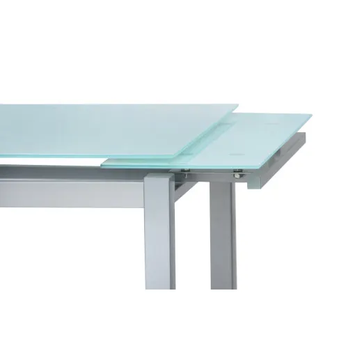 Стол Венди XS-1025, 80/130*65 белый/серые ноги