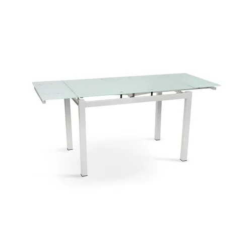 Стол Венди XS-1025, 80/130*65 белый/белые ноги