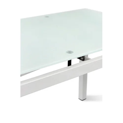 Стол Венди XS-1025, 80/130*65 белый/белые ноги