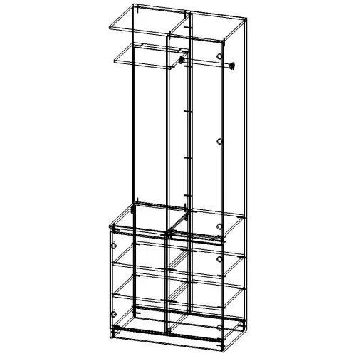 Прихожая Кентукки 1000*2200*450