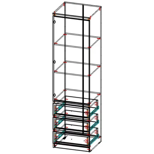 Пенал П2 400*2200*450