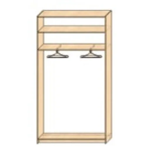 Шкаф купе Класик В-497 (1000х450х2400)