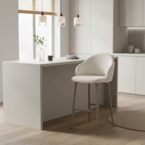 Барный стул B-236 маршмеллоу капучино